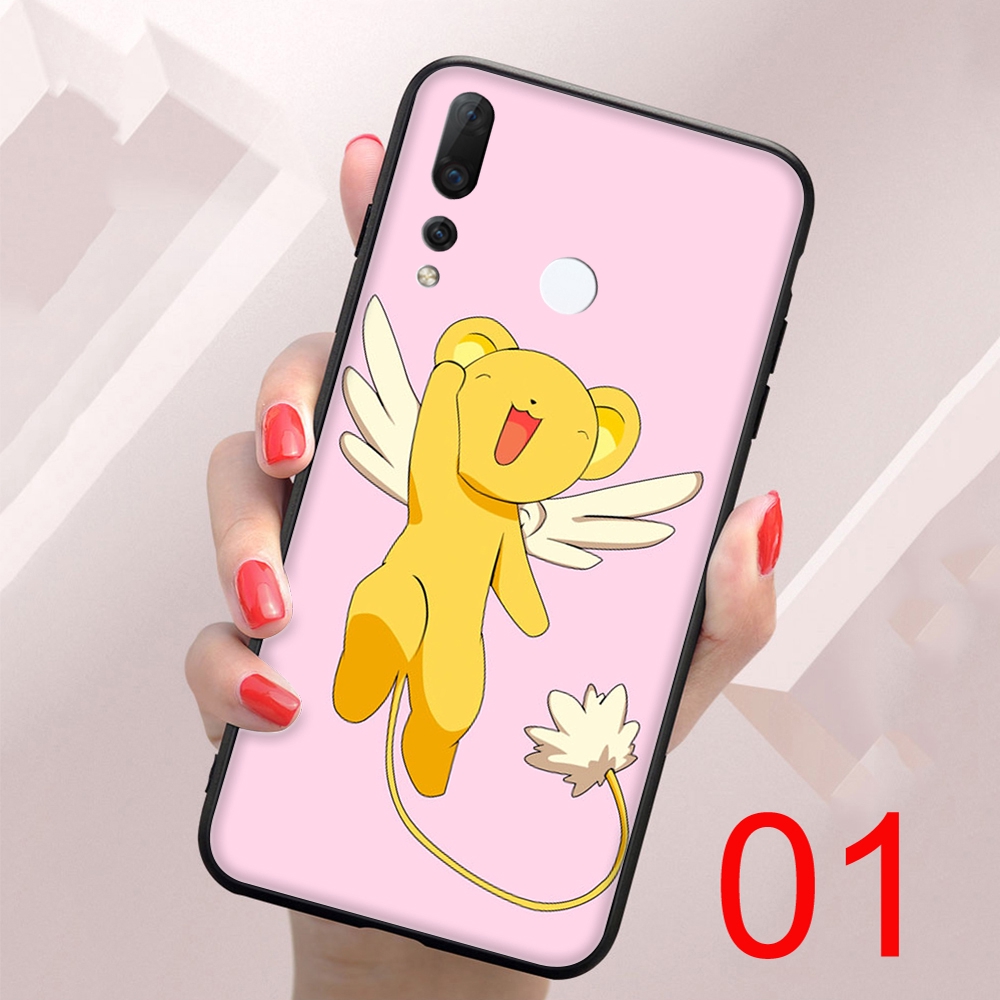 Ốp Điện Thoại Mềm Viền Đen Hình Thủ Lĩnh Thẻ Bài Sakura Kero Cho Huawei Nova 2 2i 3 3i 4 4e 5i 5t 7 Se Lite