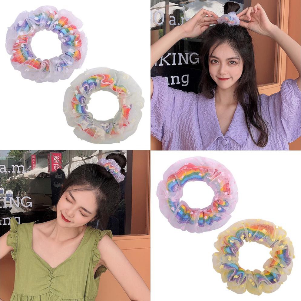 Dây buộc tóc Cầu Vồng thời trang cho nữ C49