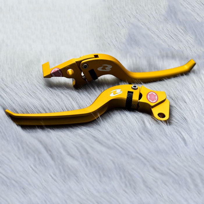 Tay thắng RCB Ex 155, Ex 150, Ex 135, Exciter 2005 - 2010 1 cặp, tay thắng Racing Boy E+ nhôm CNC cao cấp chính hãng