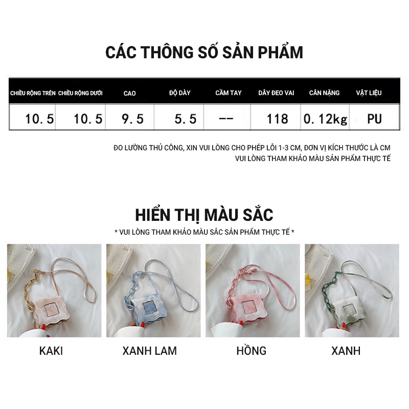 Túi Vuông swoosh Đeo Chéo Vai Thiết Kế Đơn Giản NB00164