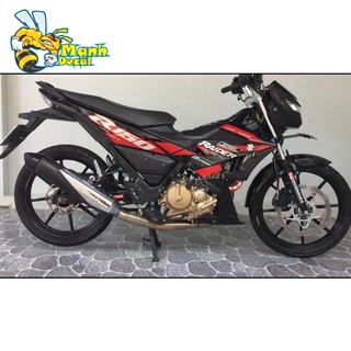 Ten rời xe raider fi đỏ đen