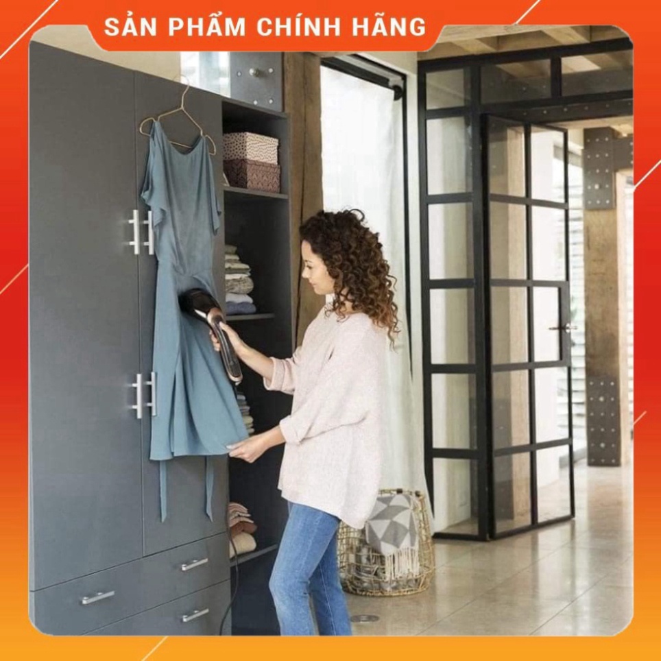Bàn Ủi Hơi Nước Cầm Tay PHILIPS GC365/80, Bàn Là Hơi Nước Đứng Ủi Quần Áo, Công Suất 1300W, Nhập Đức,