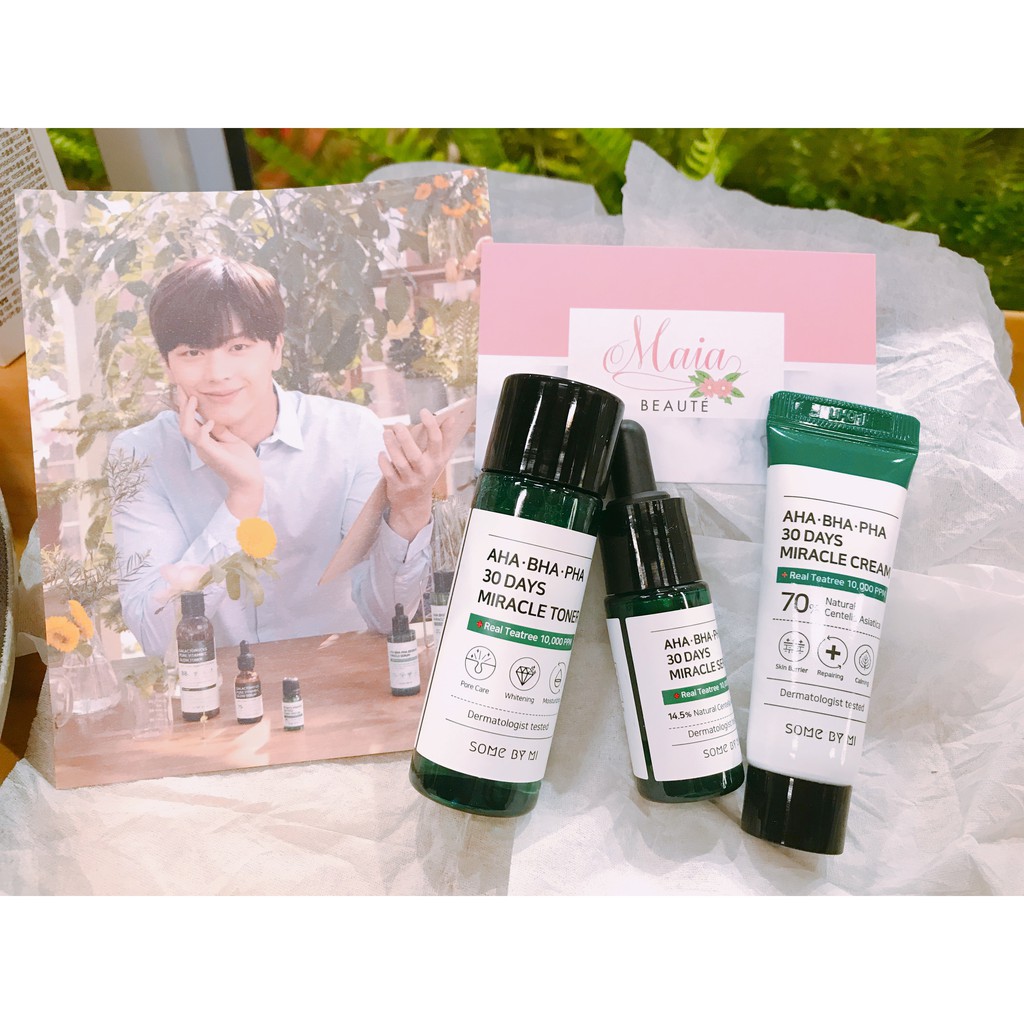 [CÓ BILL - CHÍNH HÃNG] Set mini 3 món giảm mụn cấp tốc Some By Mi AHA- BHA-PHA 30 Days Miracle Travel Kit | BigBuy360 - bigbuy360.vn