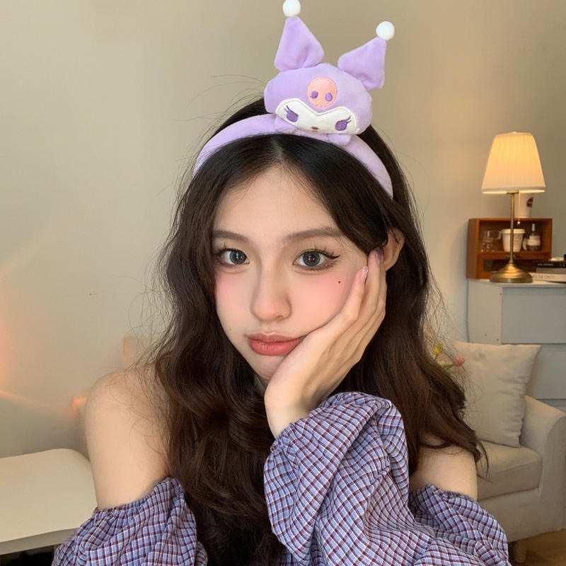 Băng đô, cài tóc 3D nhân vật hoạt hình Kuromi,My Melody,Purin,Cinnamaroll, Pochacco