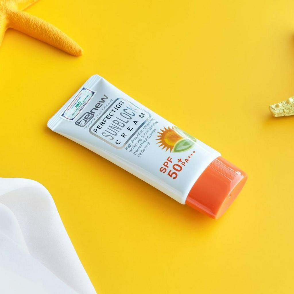 Kem chống nắng làm trắng da Benew Perfection Sunblock Cream 50ml