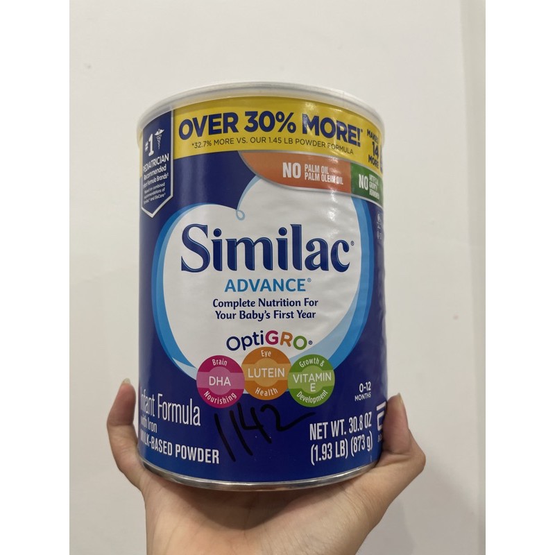 Sữa Similac Advance của Mỹ - 873g &amp; 1,13kg