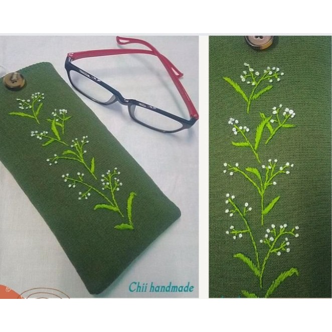 TÚI ĐỰNG KÍNH MẮT HANDMADE BẰNG VẢI LINEN