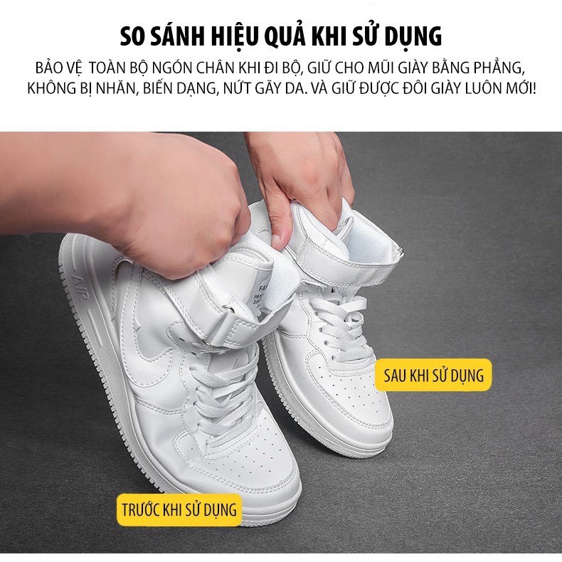 Tiện Lợi Chống nhăn mũi giày thể thao, giày da, khiên chống nhăn mũi giày Shoe Shield 0100