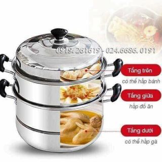 Nồi hấp 3 tầng