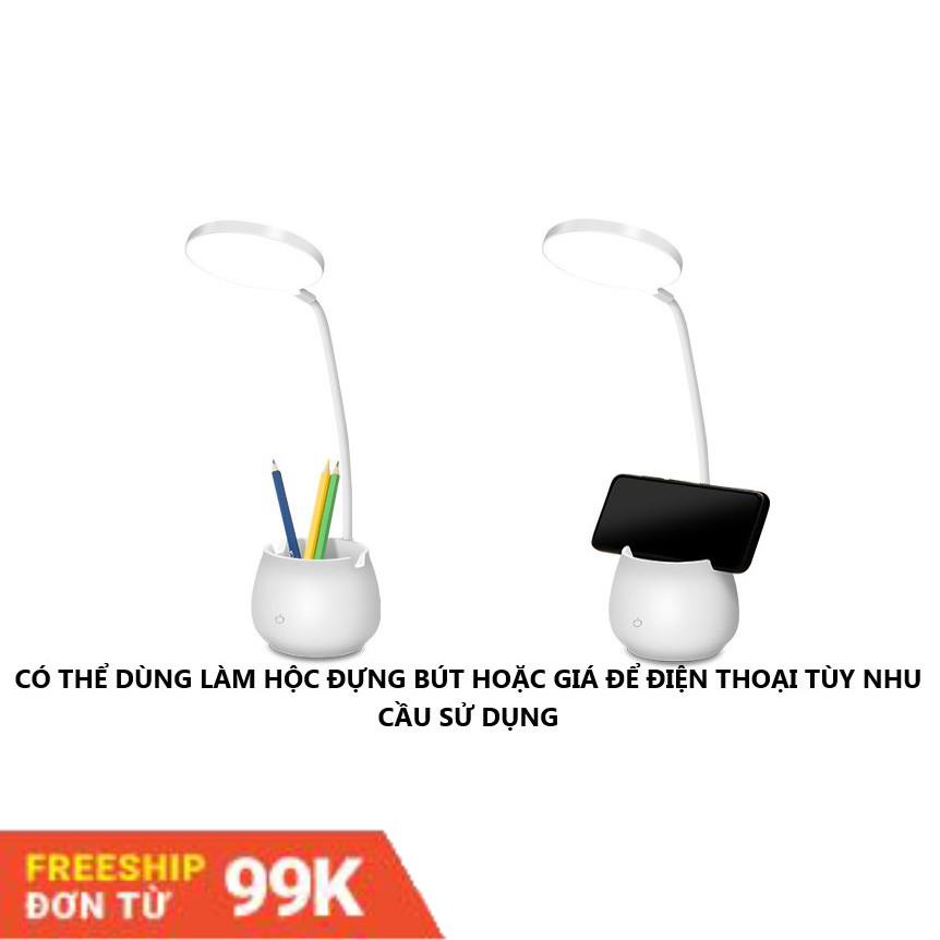 Đèn bàn LED cao cấp tích điện sạc USB mẫu mới 2021 - Q16 - Gấp gọn dễ dàng - Bảo hành 12 tháng