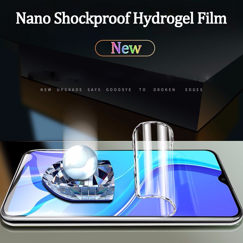 Miếng dán hydrogel cho Xiaomi Redmi 10 9 9A 9C 9T Note 10 10s 9 9s 8 7 Pro 8A 7A