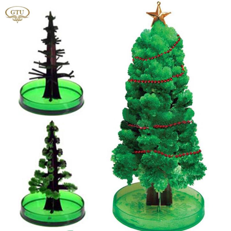 Magic Growing Christmas Tree Science Toy Decoration Educational Kids Funny Toys