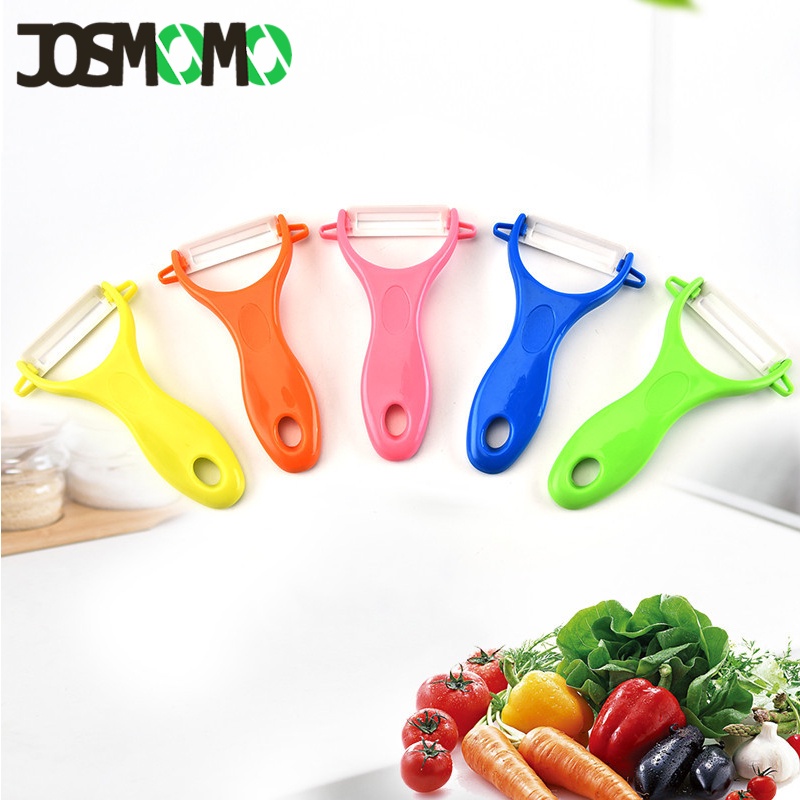 JOSMOMO 1 cái bằng nhựa Máy cắt gọt rau củ quả khoai tây Dụng cụ gia đình Lột vỏ Di động Dụng cụ nhà bếp Phụ kiện