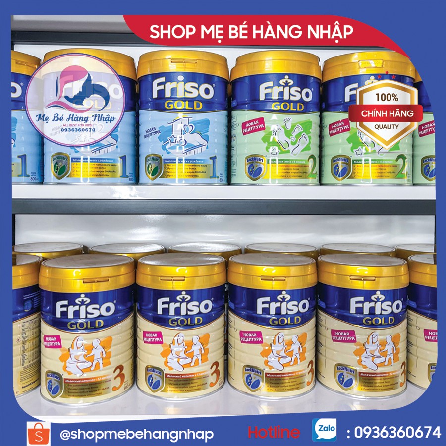 Sữa Friso Gold nội địa Nga đủ số - 800gr