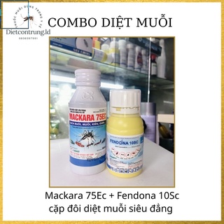 " combo 2 chai thuốc diệt muỗi mackara 750ec + fendona 10sc "