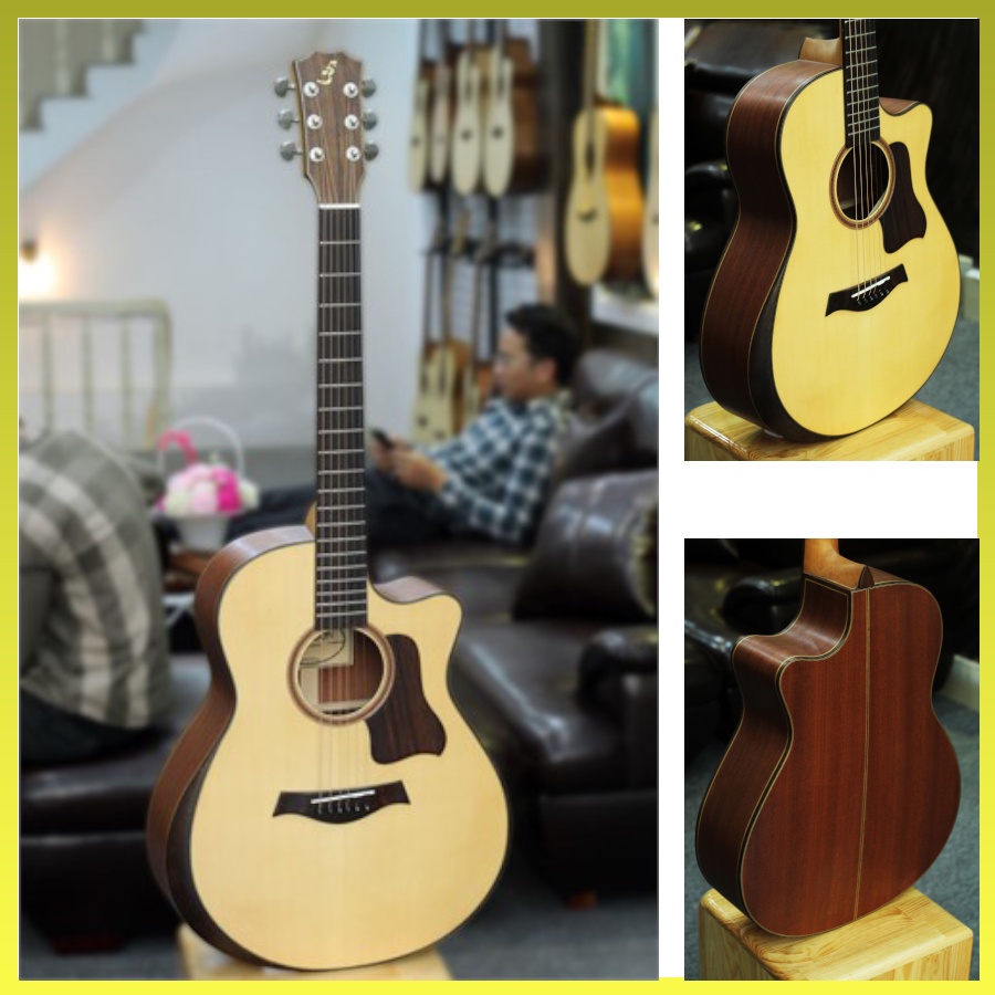 Đàn Guitar Acoustic Ba Đờn T450 Chính Hãng Tặng Kèm Đầy Đủ Phụ Kiện