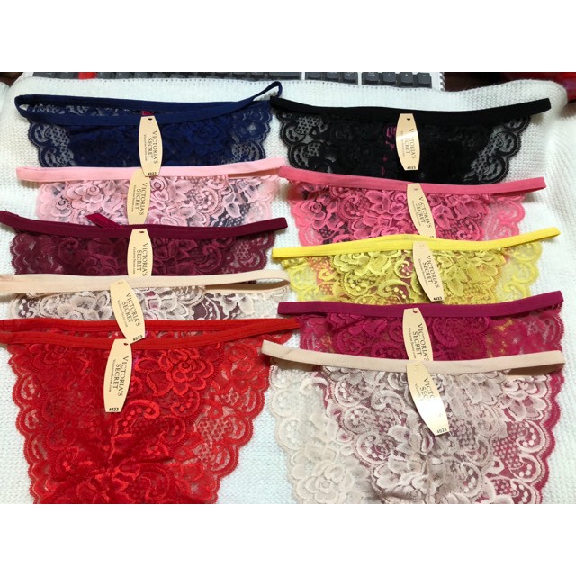 Combo 8 quần lót ren tam giác Victoria's Secret