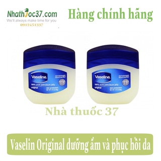 Vaselin Original Unilever sáp dưỡng ẩm 50ml giúp giữ ẩm da, phục hồi da khô, bong tróc và cháy nắng. Vaseline chính hãng