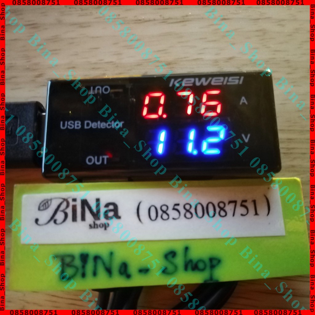 USB đo điện áp và dòng xả 20V 3A USB tester 20V/3A