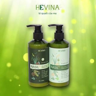 Combo Gội Xả Thảo Dược Nasil Hevina ngăn rụng tóc