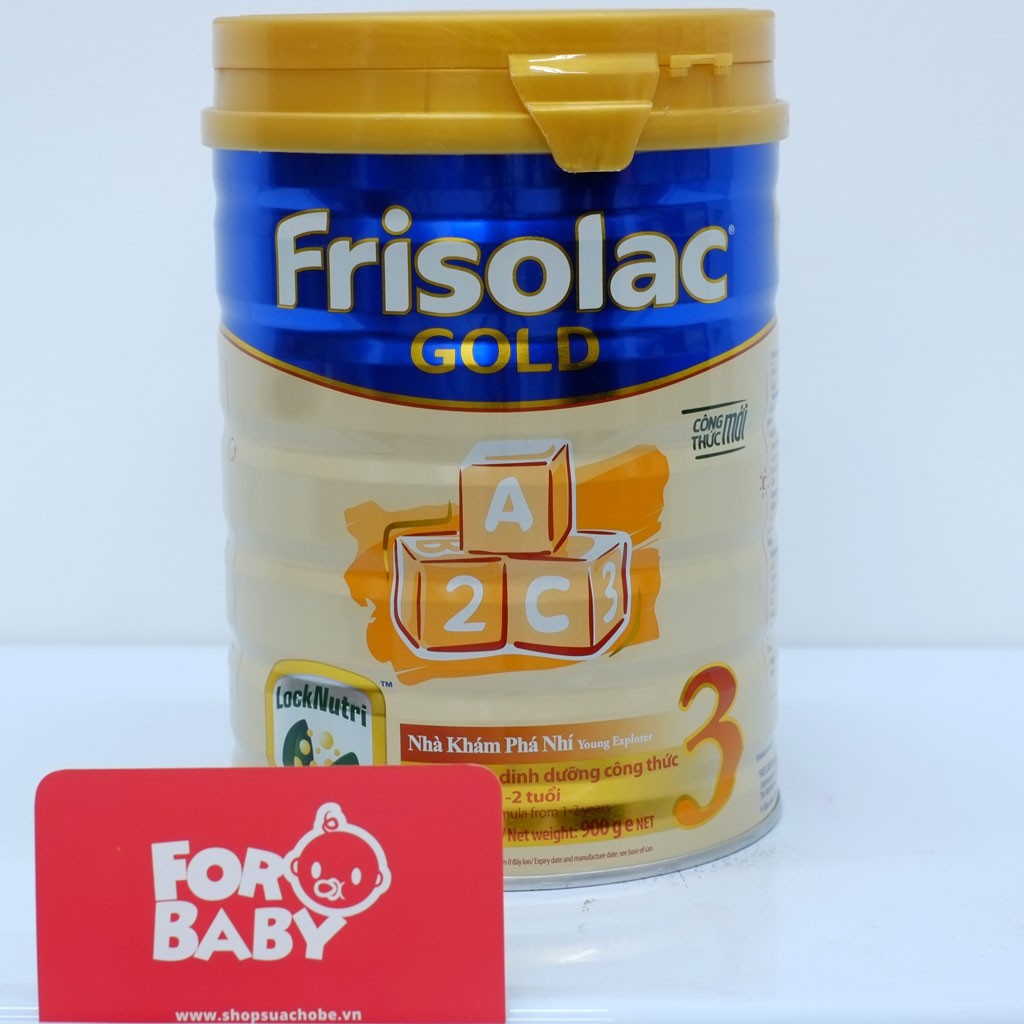 Sữa bột Frisolac Gold 3 -900g date 12/2020