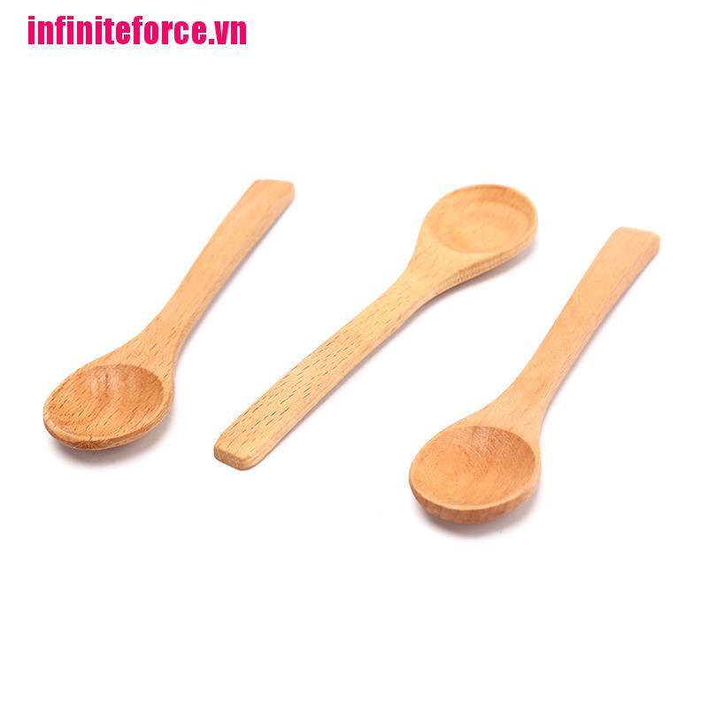 1 Muỗng Múc Trà Bằng Gỗ Tre Hình Tròn