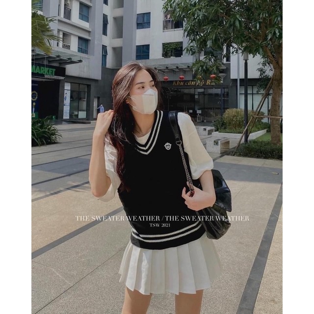 Áo len gile mác A mẫu mới Hàn Quốc siêu chất | BigBuy360 - bigbuy360.vn