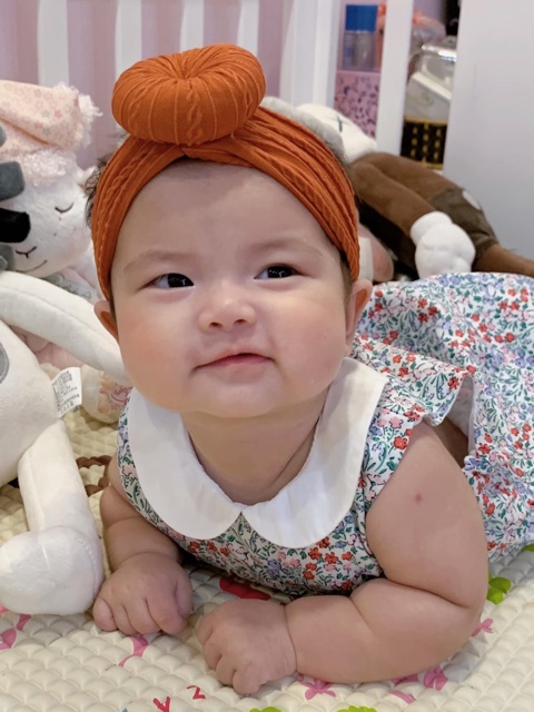 TURBAN CỦ TỎI CHO BÉ