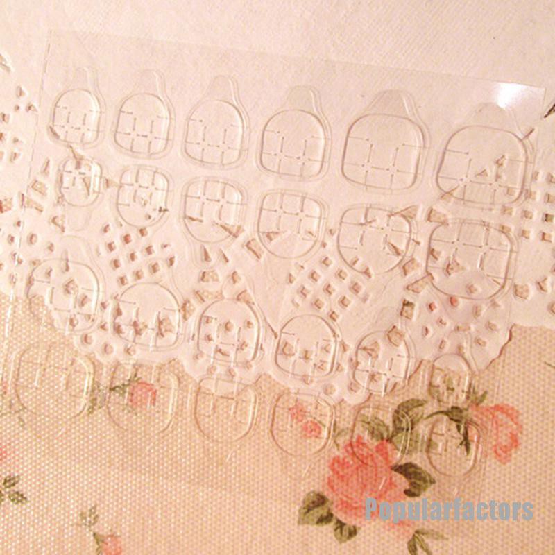 (Hàng Mới Về) Bộ 24 Móng Tay Giả 2 Mặt Siêu Mỏng