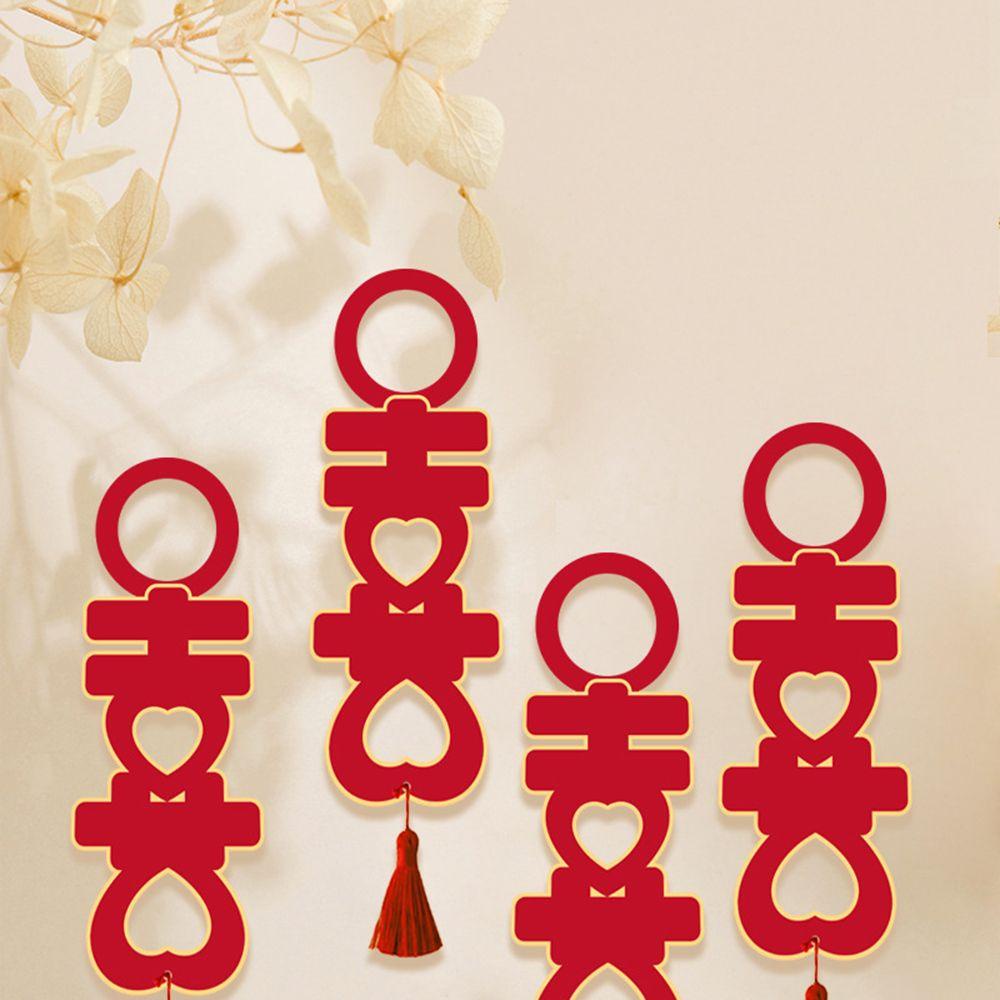 CONOPERY Biển Hiệu Treo Cửa Trang Trí Phòng Ngủ / Tiệc Cưới Phong Cách Trung Hoa Mới