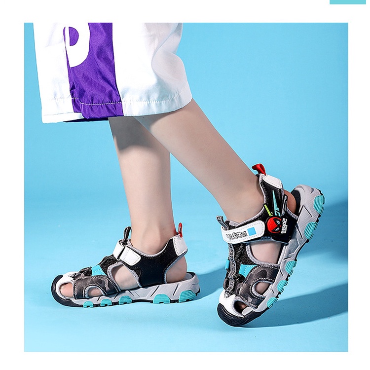 Dép sandal Rọ Siêu Nhân học sinh cao cấp NB888 Quảng Châu cho bé từ 3 đến 12 tuổi