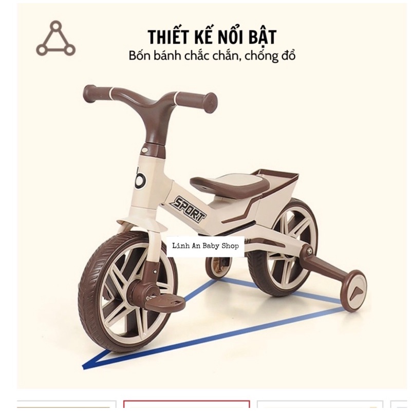 XE ĐẠP, THĂNG BẰNG 3IN1 BAOBAOHAO 232