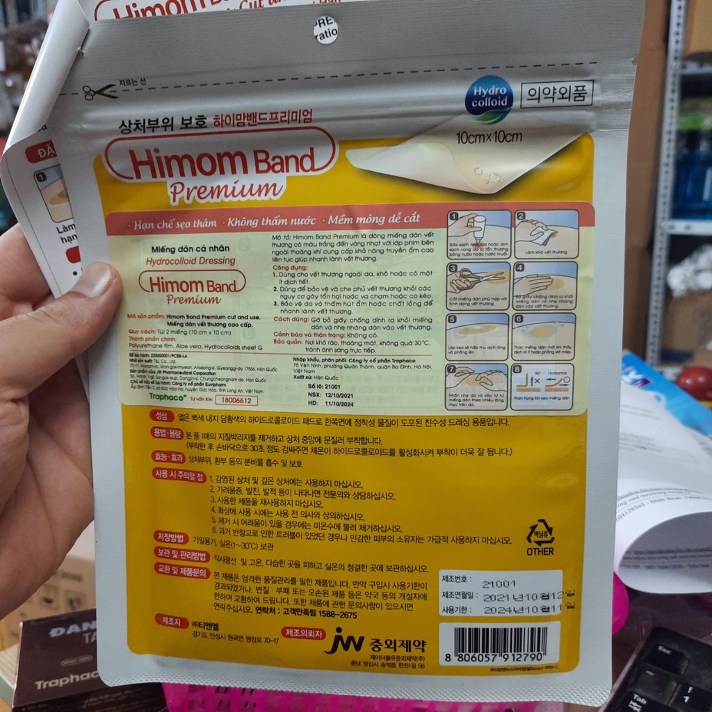 Miếng dán vết thương cao cấp Himom Band Premium cut and use [Hạn chế sẹo thâm - không thấm nước - Mềm mỏng dễ cắt]