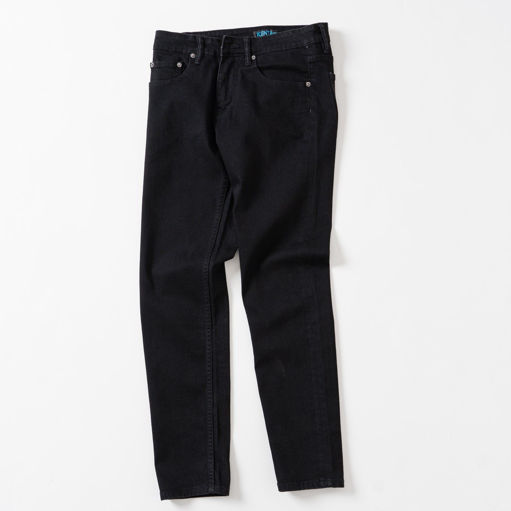 Quần Jean nam Kenta đen slimfit cơ bản QJD0053