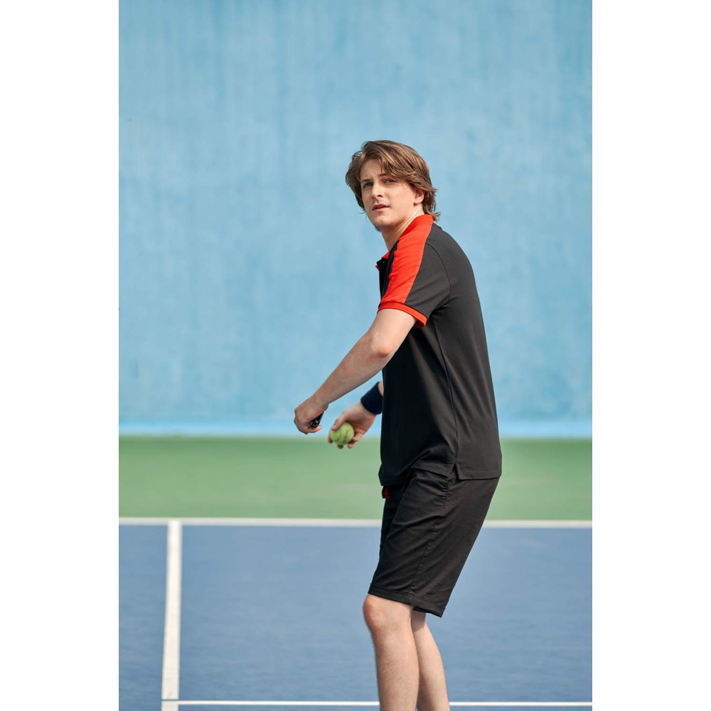 Áo Polo Nam DGCs kiểu dáng vừa vặn phối màu độc đáo trẻ trung, chất vải Lacoste thấm hút mồ hôi SAP1907M-M2