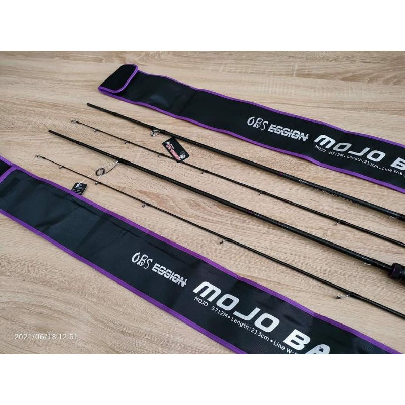 Cần Câu Cá Mojo Bass B712M - S712M  - 2.13m