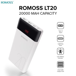 Sạc dự phòng Romoss LT20 20000mAh