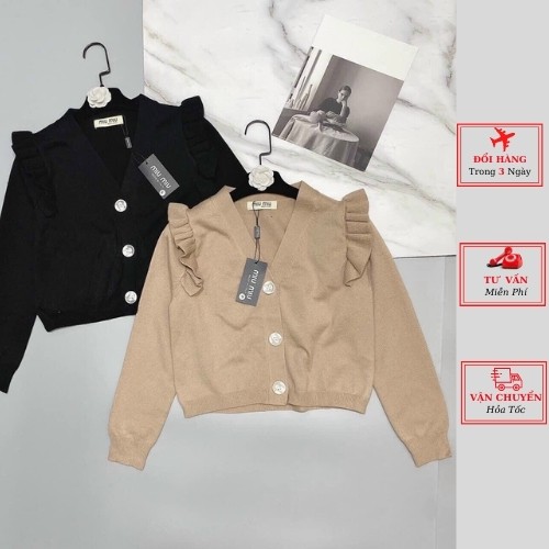 Áo len nữ viền bèo công sở ulzzang Hàn Quốc mùa thu đông