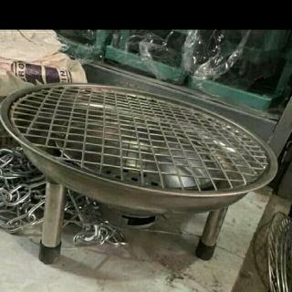 Bếp nướng than hoa inox tặng kèm 1 vỉ nướng