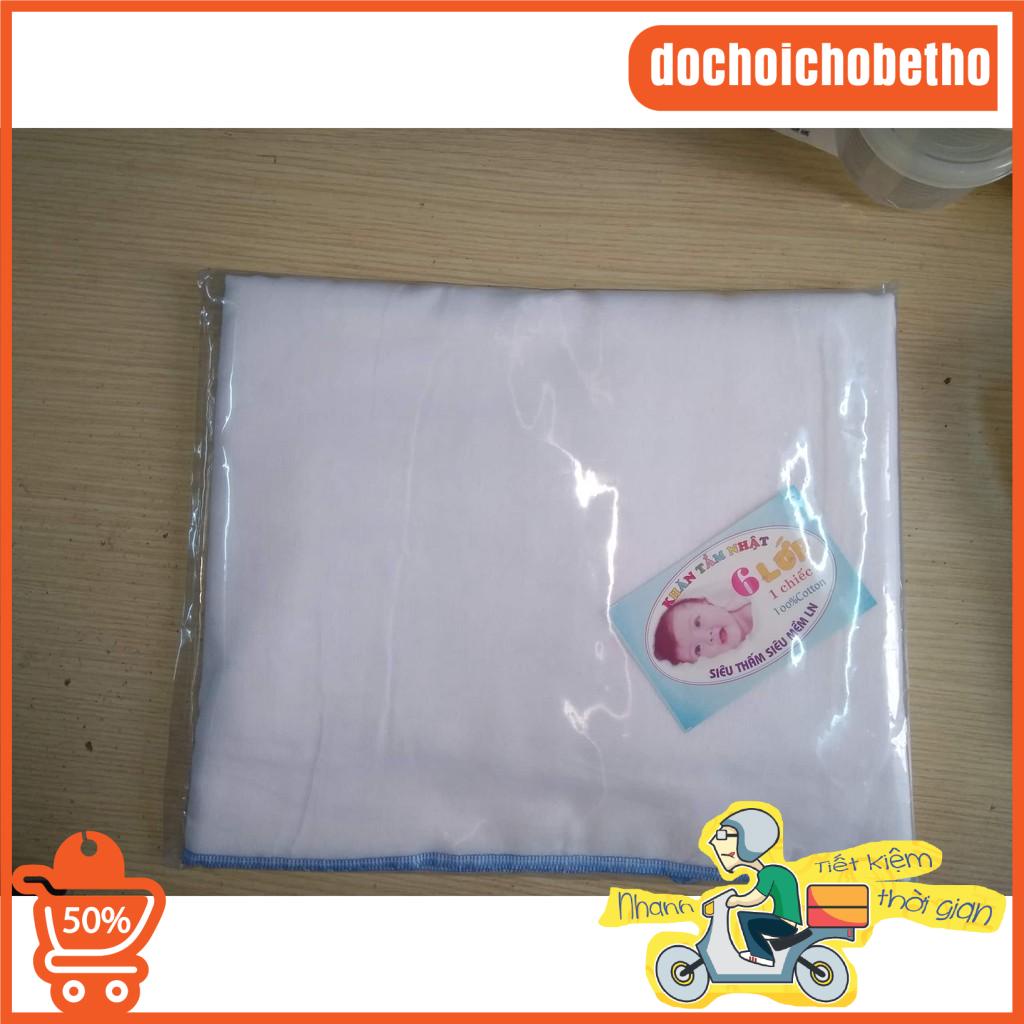 Khăn xô tắm trắng 4,5,6 lớp siêu mềm siêu thấm, hàng xuất Nhật, khăn tắm cho bé0
