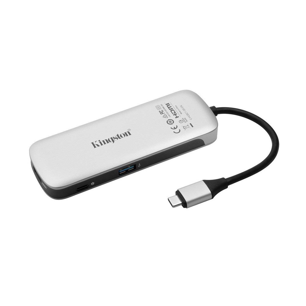 Bộ chia USB Type-C Kingston Nucleum 7-in-1 ra HDMI - USB 3.0 - USB Type-C - CardReader C-HUBC1-SR-EN