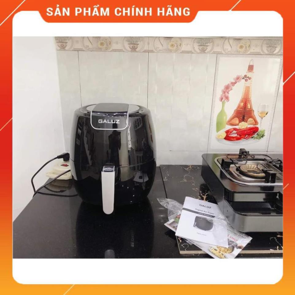 [Mã SKAMA07 giảm 8% đơn 250k][FreeShip] Nồi chiên không dầu điện tử Galuz 5,3L Lux 01 Huy Anh