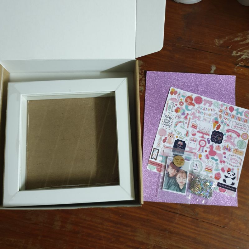 Khung ảnh 3D DIY CÓ KIẾNG bản dầy 2.5cm, sâu 2.5cm [ THIẾT KẾ THEO YÊU CẦU ] | BigBuy360 - bigbuy360.vn