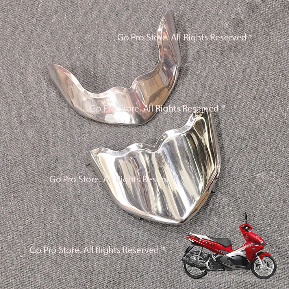 Ốp Mỏ Đuôi Dè AIR BLADE 2016 - 2019 Inox 304