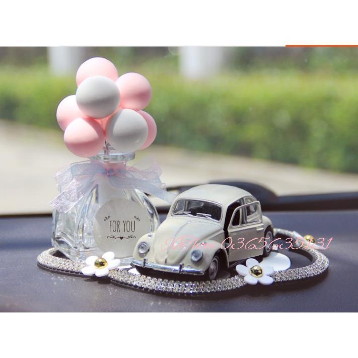 Set Ô TÔ mô hình trang trí taplo ( hàng loại 1) - Trang Trí Ô Tô - Set Ô Tô + Thảm Tròn Đính Đá Hoa
