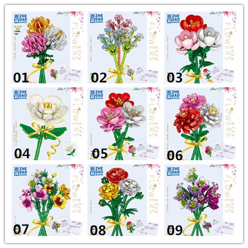 1 Bó Hoa Hồng Gypsophila Tím Nhân Tạo Tự Lắp Ráp Thủ Công DIY