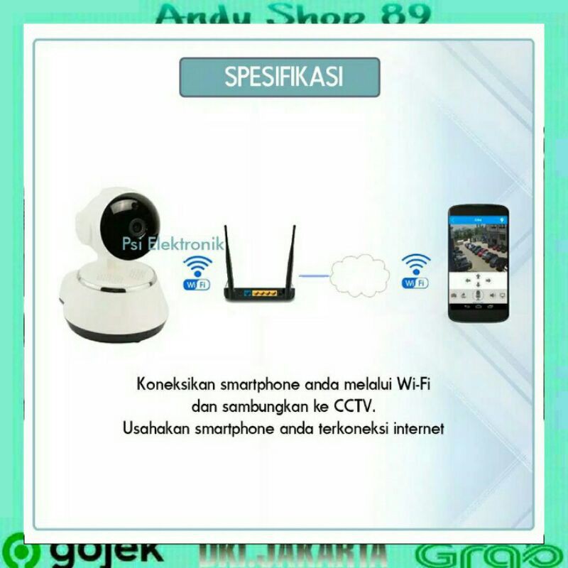 Webcam không dây Mini Cb021Ifi Wifi V380 1080HD