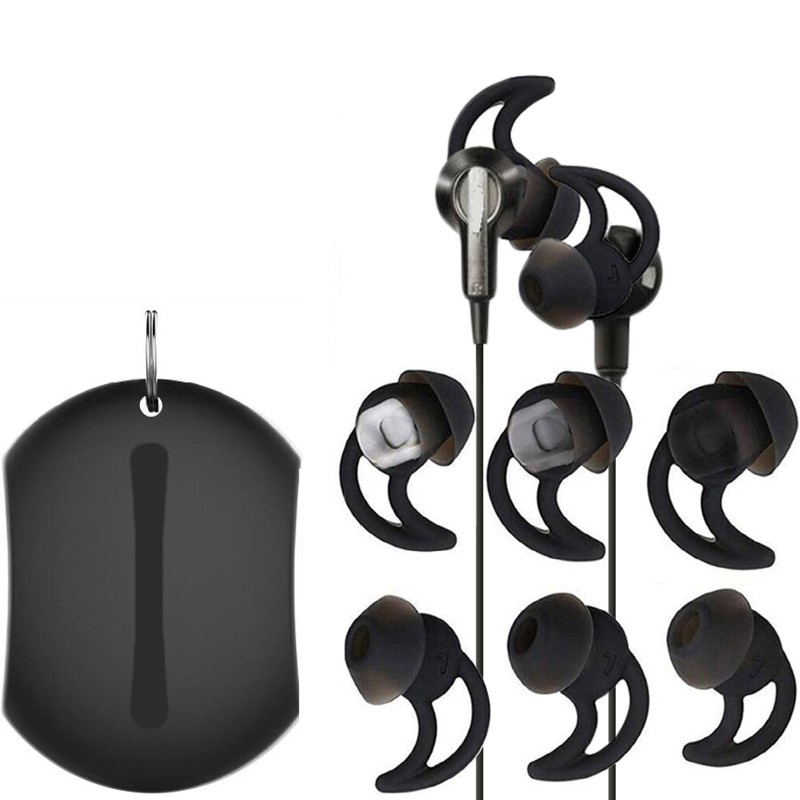 Set 1 Cặp 3 Cặp Nút Tai Nghe Bằng Silicon Cách Âm Thay Thế Cho Bose Soundsport Wileless Qc20 Qc30