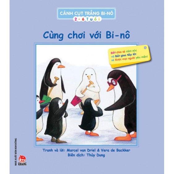 Sách - Cánh cụt trắng Bi-nô - Cùng chơi với Bi-nô - 2017 - Nxb Kim Đồng