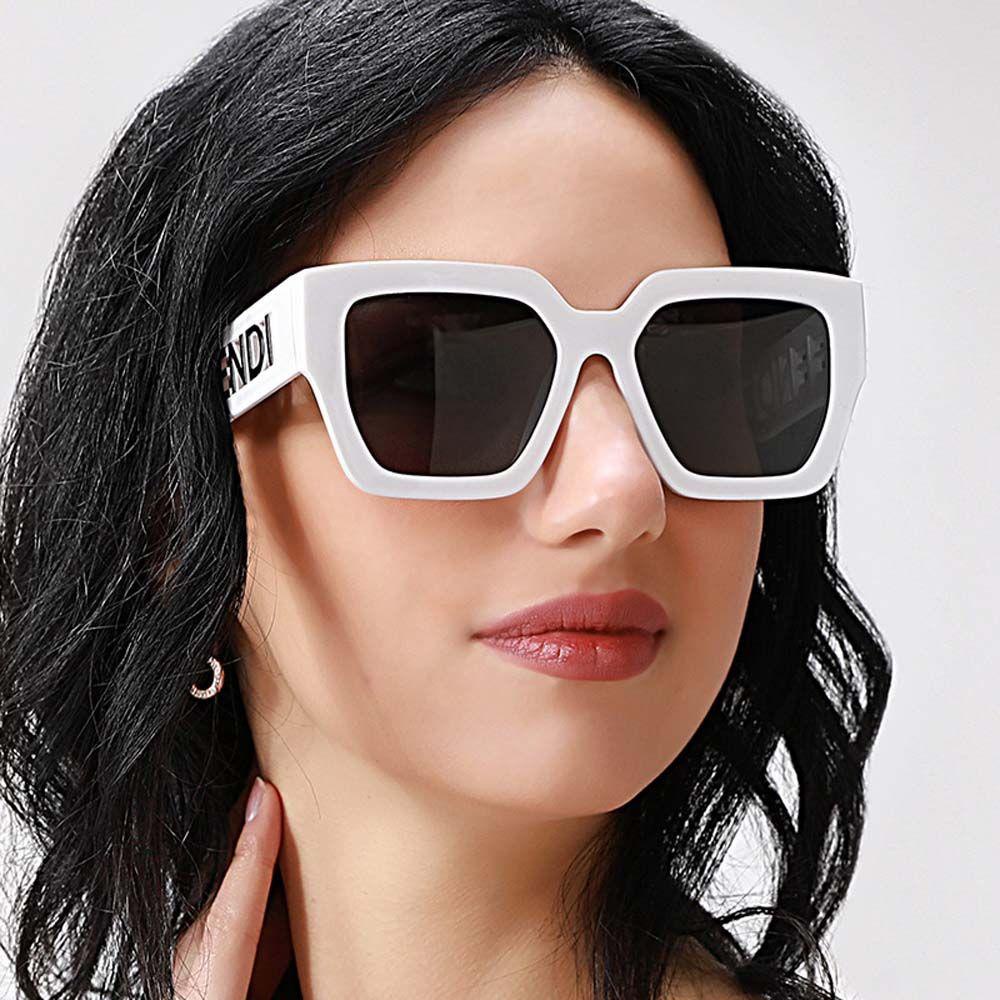 Kính Mát Gọng Vuông Chống Tia UV Phong Cách Hàn Quốc Thời Trang Cho Nữ